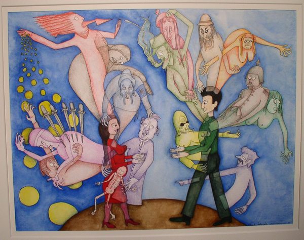 Coup de foudre, Alejandro Jodorowsky Dessin au trait Dibujos, Pascale Montandon Mise en couleurs Colores